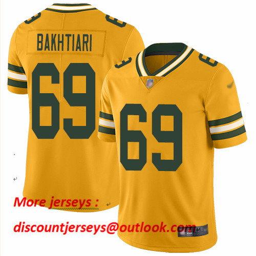 Packers #69 David Bakhtiari Gold Men's Stitched Football Limited Inverted Legend Jersey Packers #69 David Bakhtiari Gold Men's Stitched Football Limited Inverted Legend Jersey
