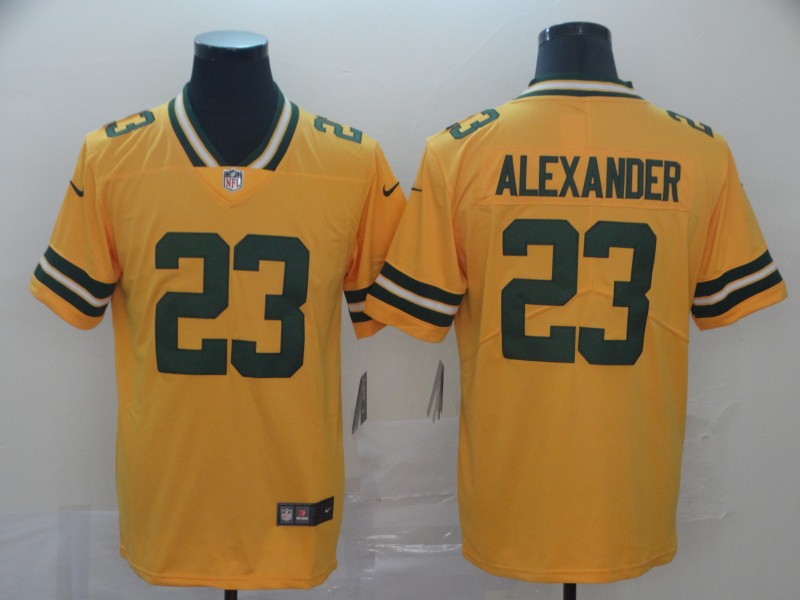 Nike Packers 23 Jaire Alexander Gold Inverted Legend Limited Jersey Nike Packers 23 Jaire Alexander Gold Inverted Legend Limited Jersey