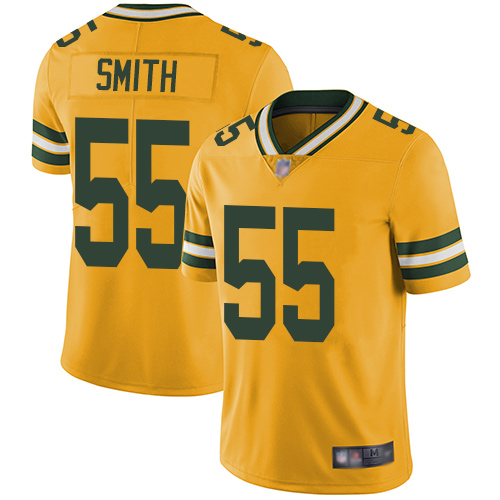 Packers #55 Za'Darius Smith Yellow Men's Stitched Football Limited Rush Jersey Packers #55 Za'Darius Smith Yellow Men's Stitched Football Limited Rush Jersey