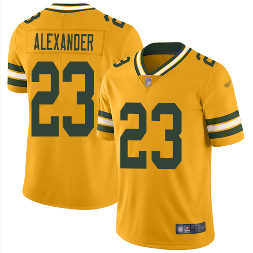 Packers #23 Jaire Alexander Gold Men's Stitched Football Limited Inverted Legend Jersey Packers #23 Jaire Alexander Gold Men's Stitched Football Limited Inverted Legend Jersey