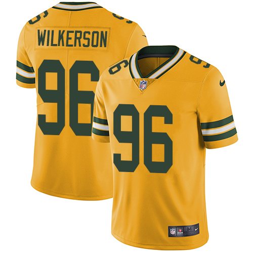 Nike Packers 96 Muhammad Wilkerson Yellow Vapor Untouchable Limited Jersey Nike Packers 96 Muhammad Wilkerson Yellow Vapor Untouchable Limited Jersey