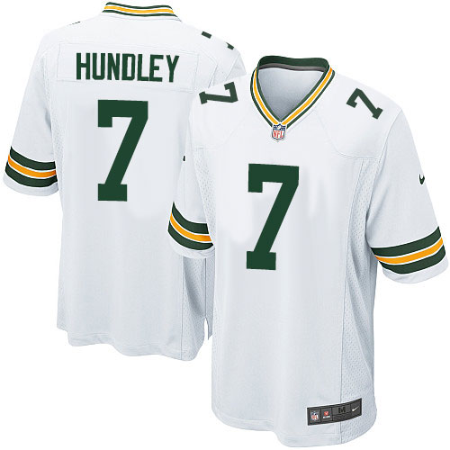 Nike Packers #7 Brett Hundley Men's Game White NFL Jersey Nike Packers #7 Brett Hundley Men's Game White NFL Jersey