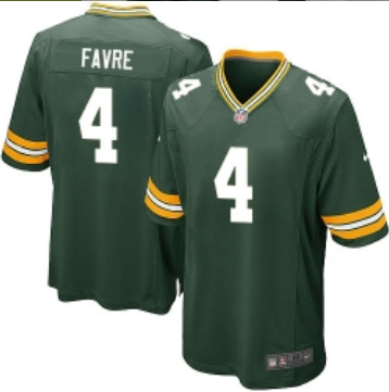 Nike Packers #4 Brett Favre Green Stitched Game Jersey Nike Packers #4 Brett Favre Green Stitched Game Jersey
