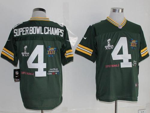 Nike Packers #4 Superbowlchamps Green Team Color Men's Stitched NFL Limited Jersey Nike Packers #4 Superbowlchamps Green Team Color Men's Stitched NFL Limited Jersey