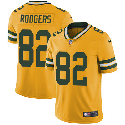 Nike Packers #82 Richard Rodgers Yellow Men's Stitched NFL Limited Rush Jersey Nike Packers #82 Richard Rodgers Yellow Men's Stitched NFL Limited Rush Jersey