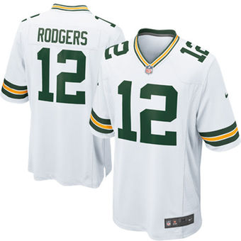 Aaron Rodgers Green Bay Packers Nike Game Jersey - White Aaron Rodgers Green Bay Packers Nike Game Jersey - White