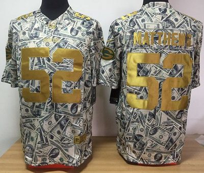 Nike Packers #52 Clay Matthews Dollar Fashion Men's Stitched NFL Elite Jersey Nike Packers #52 Clay Matthews Dollar Fashion Men's Stitched NFL Elite Jersey