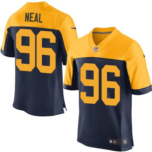 Nike Packers #96 Mike Neal Navy Blue Alternate Men's Stitched NFL New Elite Jersey Nike Packers #96 Mike Neal Navy Blue Alternate Men's Stitched NFL New Elite Jersey