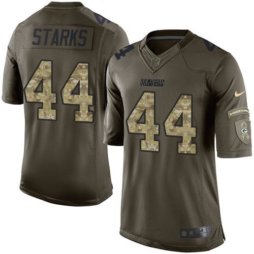 Nike Packers #44 James Starks Green Men's Stitched NFL Limited Salute To Service Jersey Nike Packers #44 James Starks Green Men's Stitched NFL Limited Salute To Service Jersey
