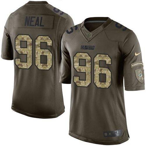Nike Packers #96 Mike Neal Green Men's Stitched NFL Limited Salute To Service Jersey Nike Packers #96 Mike Neal Green Men's Stitched NFL Limited Salute To Service Jersey