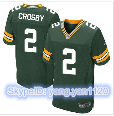 Nike Green Bay Packers #2 Mason Crosby Green Team Color Men's Stitched NFL Elite Jersey Nike Green Bay Packers #2 Mason Crosby Green Team Color Men's Stitched NFL Elite Jersey