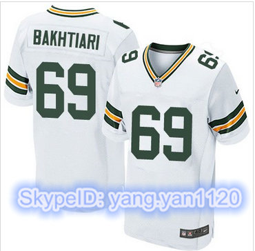Nike Green Bay Packers #69 David Bakhtiari White Men's Stitched NFL Elite Jersey Nike Green Bay Packers #69 David Bakhtiari White Men's Stitched NFL Elite Jersey