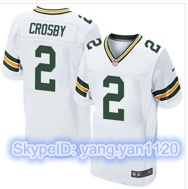 Nike Green Bay Packers #2 Mason Crosby White Men's Stitched NFL Elite Jersey Nike Green Bay Packers #2 Mason Crosby White Men's Stitched NFL Elite Jersey