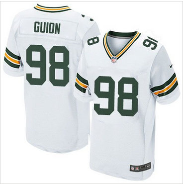 Nike Green Bay Packers #98 Letroy Guion Green Team Color Men's Stitched NFL Elite Jersey