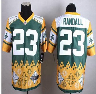 New Green Bay Packers #23 Damarious Randall Green Men's Stitched NFL Elite Noble Fashion jersey