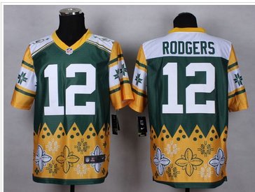 NEW Green Bay Packers #12 Aaron Rodgers Green NFL Elite Noble Fashion Jersey NEW Green Bay Packers #12 Aaron Rodgers Green NFL Elite Noble Fashion Jersey