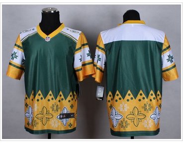 NEW Green Bay Packers Blank Green NFL Elite Noble Fashion Jersey NEW Green Bay Packers Blank Green NFL Elite Noble Fashion Jersey