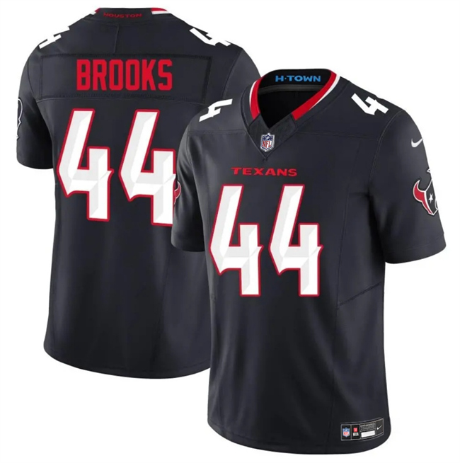 Men's Houston Texans #44 British Brooks Navy 2025 F.U.S.E. Vapor Limited Stitched Football Jersey Men's Houston Texans #44 British Brooks Navy 2025 F.U.S.E. Vapor Limited Stitched Football Jersey
