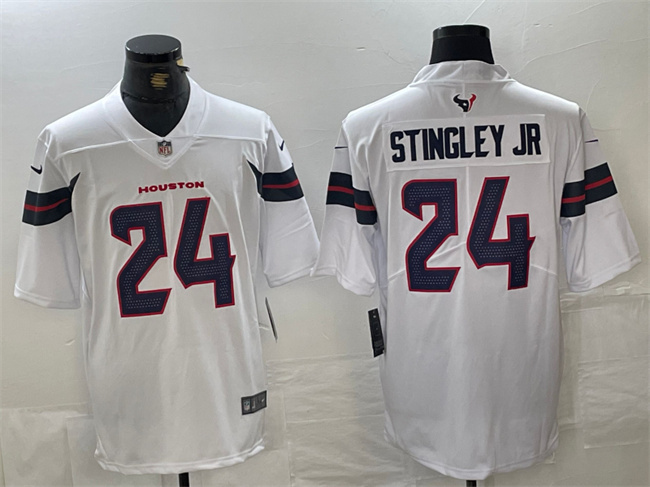 Men's Houston Texans #24 Derek Stingley Jr. White Vapor Untouchable Stitched Football Jersey Men's Houston Texans #24 Derek Stingley Jr. White Vapor Untouchable Stitched Football Jersey
