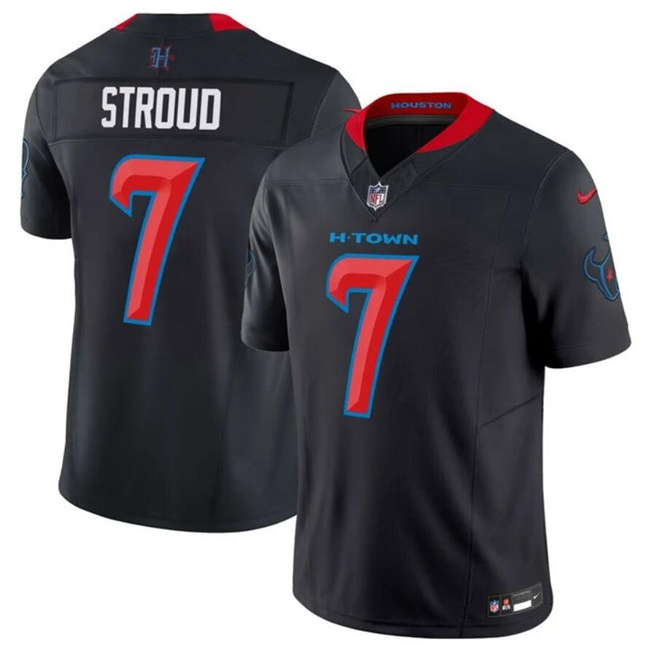 Men's Houston Texans #7 C.J. Stroud Navy 2024 2nd Alternate F.U.S.E Vapor Stitched Jersey Men's Houston Texans #7 C.J. Stroud Navy 2024 2nd Alternate F.U.S.E Vapor Stitched Jersey