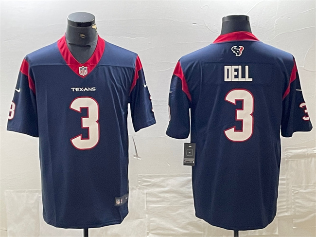 Men's Houston Texans #3 Tank Dell Navy Vapor Untouchable Stitched Football Jersey Men's Houston Texans #3 Tank Dell Navy Vapor Untouchable Stitched Football Jersey