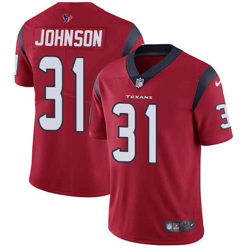 Nike Texans #31 David Johnson Red Alternate Men's Stitched NFL Vapor Untouchable Limited Jersey Nike Texans #31 David Johnson Red Alternate Men's Stitched NFL Vapor Untouchable Limited Jersey