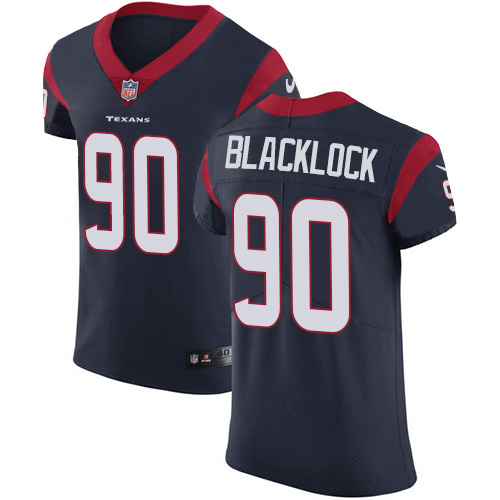 Nike Texans #90 Ross Blacklock Navy Blue Team Color Men's Stitched NFL Vapor Untouchable Elite Jersey Nike Texans #90 Ross Blacklock Navy Blue Team Color Men's Stitched NFL Vapor Untouchable Elite Jersey
