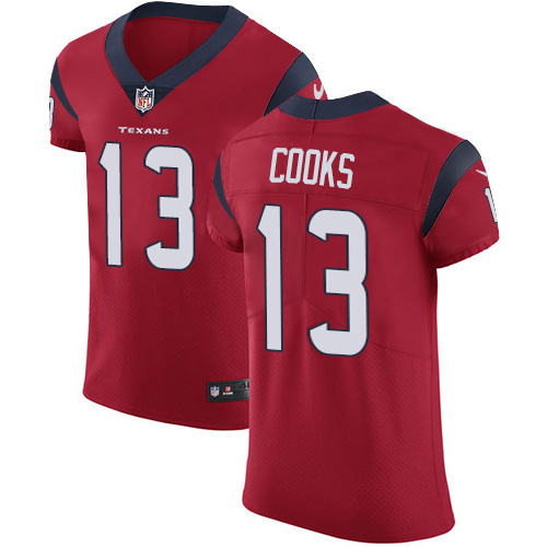 Nike Texans #13 Brandin Cooks Red Alternate Men's Stitched NFL New Elite Jersey Nike Texans #13 Brandin Cooks Red Alternate Men's Stitched NFL New Elite Jersey