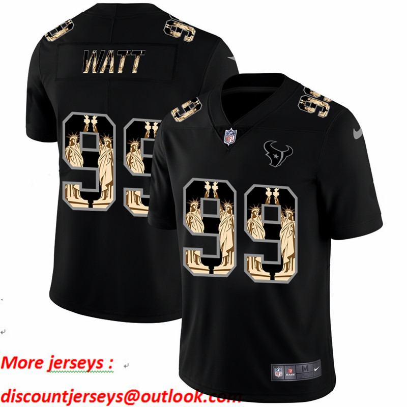Nike Texans 99 J.J. Watt Black Statue Of Liberty Limited Jersey Nike Texans 99 J.J. Watt Black Statue Of Liberty Limited Jersey
