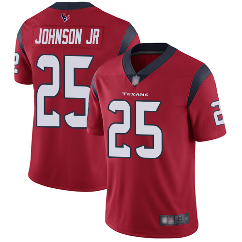 Texans #25 Duke Johnson Jr Red Alternate Men's Stitched Football Vapor Untouchable Limited Jersey Texans #25 Duke Johnson Jr Red Alternate Men's Stitched Football Vapor Untouchable Limited Jersey