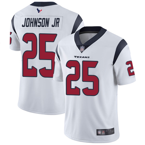 Texans #25 Duke Johnson Jr White Men's Stitched Football Vapor Untouchable Limited Jersey Texans #25 Duke Johnson Jr White Men's Stitched Football Vapor Untouchable Limited Jersey