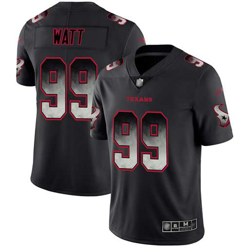 Texans #99 J.J. Watt Black Men's Stitched Football Vapor Untouchable Limited Smoke Fashion Jersey Texans #99 J.J. Watt Black Men's Stitched Football Vapor Untouchable Limited Smoke Fashion Jersey