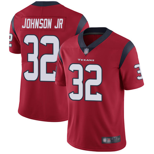 Texans #32 Lonnie Johnson Jr. Red Alternate Men's Stitched Football Vapor Untouchable Limited Jersey Texans #32 Lonnie Johnson Jr. Red Alternate Men's Stitched Football Vapor Untouchable Limited Jersey