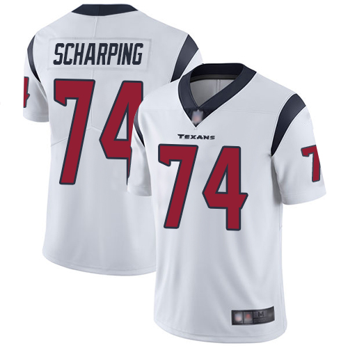 Texans #74 Max Scharping White Men's Stitched Football Vapor Untouchable Limited Jersey Texans #74 Max Scharping White Men's Stitched Football Vapor Untouchable Limited Jersey