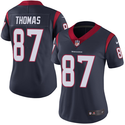Nike Texans #87 Demaryius Thomas Navy Blue Team Color Women's Stitched NFL Vapor Untouchable Limited Jersey Nike Texans #87 Demaryius Thomas Navy Blue Team Color Women's Stitched NFL Vapor Untouchable Limited Jersey