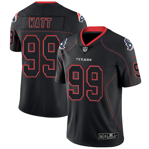 Nike Texans #99 J.J. Watt Lights Out Black Men's Stitched NFL Limited Rush Jersey Nike Texans #99 J.J. Watt Lights Out Black Men's Stitched NFL Limited Rush Jersey