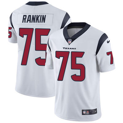 Nike Texans #75 Martinas Rankin White Men's Stitched NFL Vapor Untouchable Limited Jersey Nike Texans #75 Martinas Rankin White Men's Stitched NFL Vapor Untouchable Limited Jersey