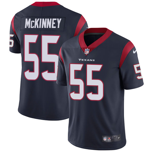 Nike Texans #55 Benardrick McKinney Navy Blue Team Color Men's Stitched NFL Vapor Untouchable Limited Jersey Nike Texans #55 Benardrick McKinney Navy Blue Team Color Men's Stitched NFL Vapor Untouchable Limited Jersey