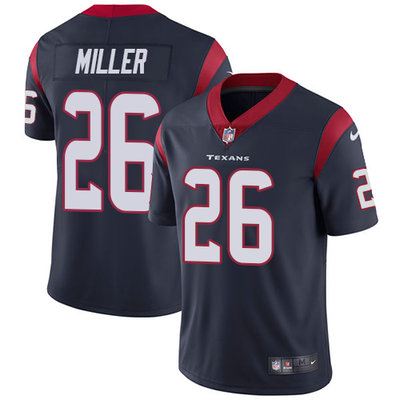 Nike Texans #26 Lamar Miller Navy Blue Team Color Men's Stitched NFL Vapor Untouchable Limited Jersey Nike Texans #26 Lamar Miller Navy Blue Team Color Men's Stitched NFL Vapor Untouchable Limited Jersey