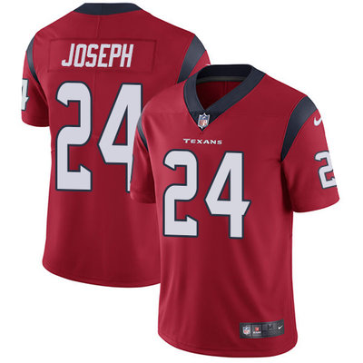 Nike Texans #24 Johnathan Joseph Red Alternate Men's Stitched NFL Vapor Untouchable Limited Jersey Nike Texans #24 Johnathan Joseph Red Alternate Men's Stitched NFL Vapor Untouchable Limited Jersey