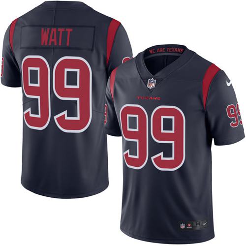 Nike Texans #99 J.J. Watt Navy Blue Men's Stitched NFL Limited Rush Jersey Nike Texans #99 J.J. Watt Navy Blue Men's Stitched NFL Limited Rush Jersey
