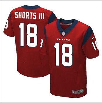 New Houston Texans #18 Cecil Shorts III Red Alternate Men's Stitched NFL Elite Jersey New Houston Texans #18 Cecil Shorts III Red Alternate Men's Stitched NFL Elite Jersey
