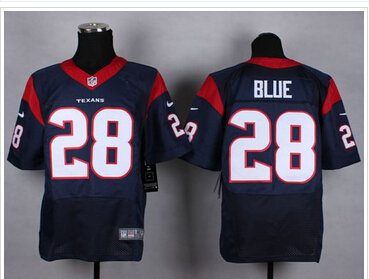 New Houston Texans #28 Alfred Blue Navy Blue Team Color NFL Elite Jersey New Houston Texans #28 Alfred Blue Navy Blue Team Color NFL Elite Jersey