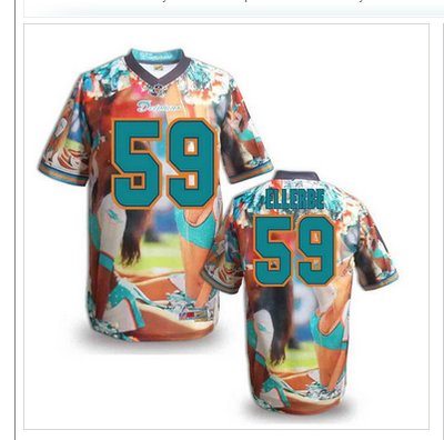 Miami Dolphins #59 ELLERBE Men's Stitched NFL Elite Fanatical Version Jersey (5)