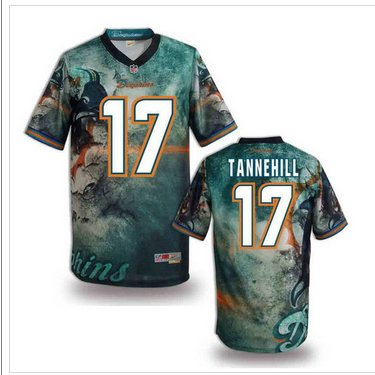 Miami Dolphins #17 TANNEHILL Men's Stitched NFL Elite Fanatical Version Jersey (9)