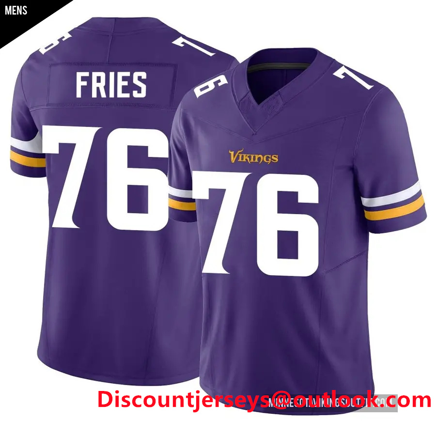 Men's Minnesota Vikings #76 Will Fries Purple Limited Classic Vapor F.U.S.E. Jerseys Men's Minnesota Vikings #76 Will Fries Purple Limited Classic Vapor F.U.S.E. Jerseys