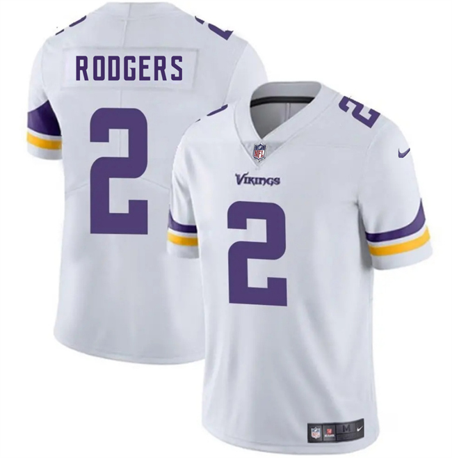 Men's Minnesota Vikings #2 Isaiah Rodgers White 2025 Vapor Untouchable Limited Stitched Jersey Men's Minnesota Vikings #2 Isaiah Rodgers White 2025 Vapor Untouchable Limited Stitched Jersey