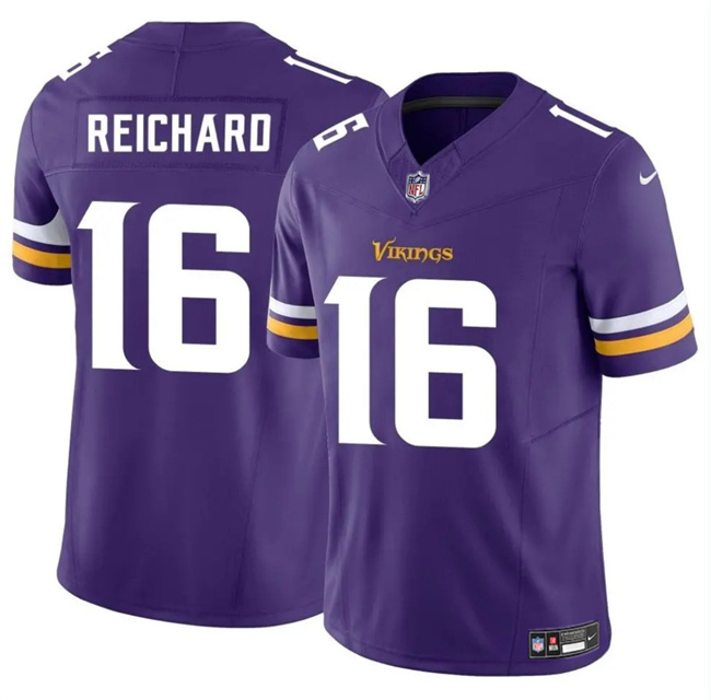 Men's Minnesota Vikings #16 Will Reichard Purple 2024 F.U.S.E. Vapor Untouchable Limited Stitched Jersey Men's Minnesota Vikings #16 Will Reichard Purple 2024 F.U.S.E. Vapor Untouchable Limited Stitched Jersey