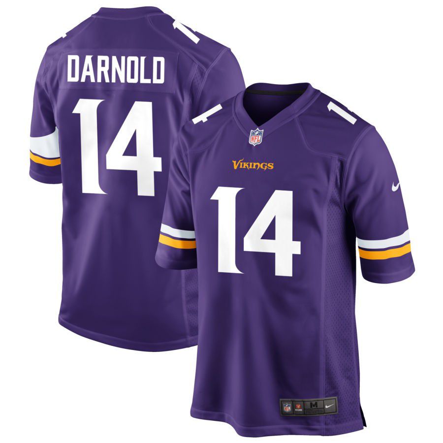 Men's Minnesota Vikings #14 Sam Darnold Purple Vapor Untouchable Limited Stitched Jersey Men's Minnesota Vikings #14 Sam Darnold Purple Vapor Untouchable Limited Stitched Jersey