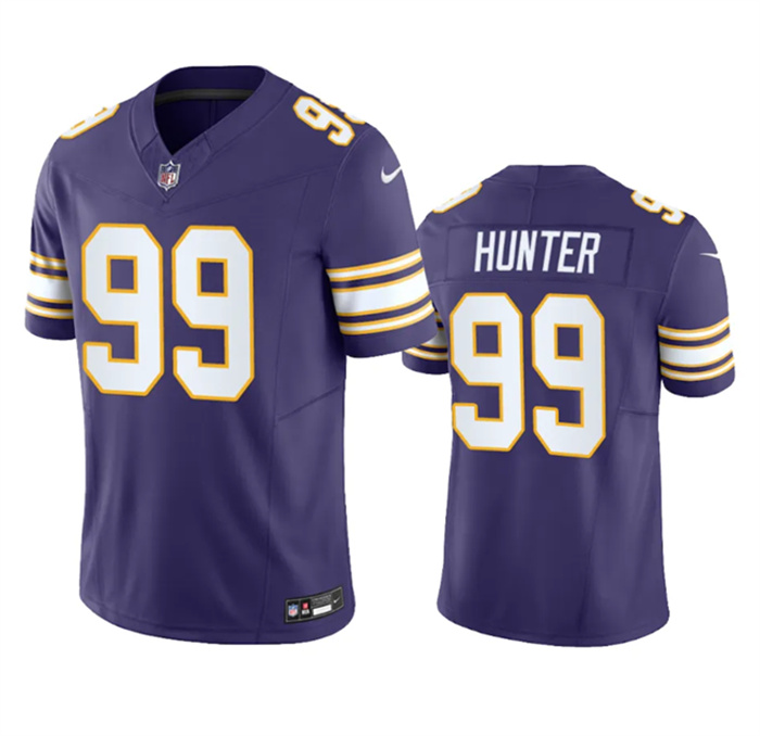 Men's Minnesota Vikings #99 Danielle Hunter Purple 2023 F.U.S.E. Vapor Untouchable Limited Stitched Jersey Men's Minnesota Vikings #99 Danielle Hunter Purple 2023 F.U.S.E. Vapor Untouchable Limited Stitched Jersey